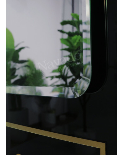 Gương nội thất hình bát giác mài vát NAV101