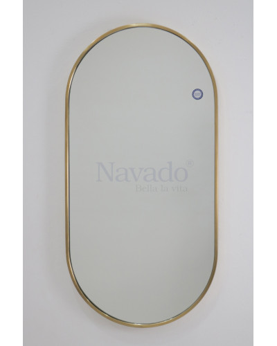Gương phòng tắm khung inox Doris NAV 3010-IN