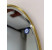 Gương phòng tắm elip khung inox Saga NAV 3026C-IN