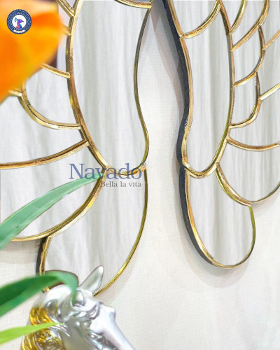 Gương thiết kế nội thất hình cánh chim NAV 2119-NT