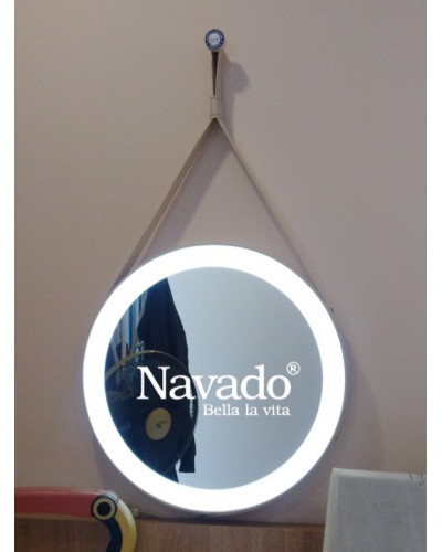 Gương treo dây da đèn LED NAV 908