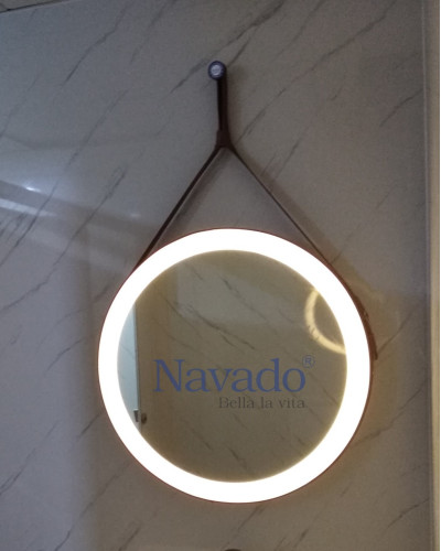Gương treo dây da đèn LED NAV 908