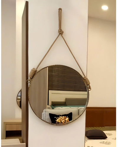 Gương trang điểm treo dây thừng NAV 907