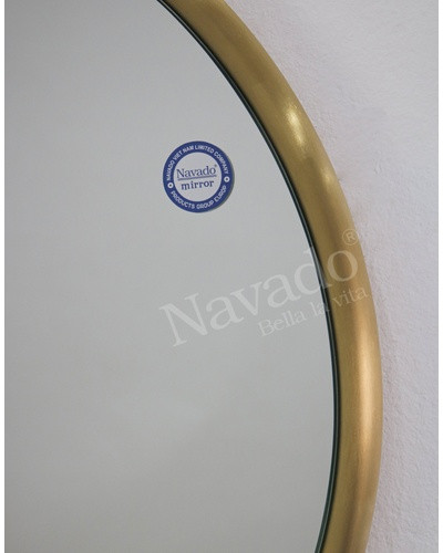 Gương thiết kế đèn LED khung inox NAV 3008L-IN