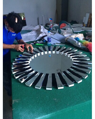 Gương trang điểm đèn LED nghệ thuật NAV 6003-LNT
