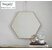 Gương trang điểm vành thép lục giác NAV 3027-IN