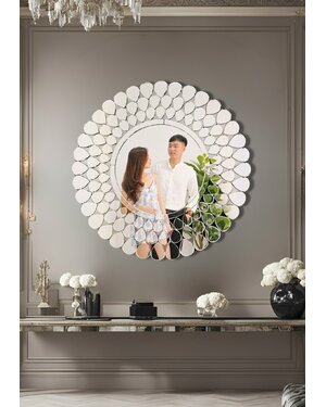 Gương thiết kế trang điểm Peacock NAV 2042-NT