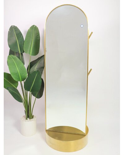 Gương soi toàn thân inox đế xoay NAV 3029-IN