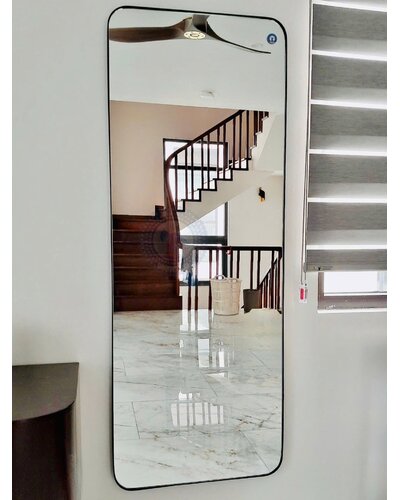 Gương toàn thân khung inox đen NAV 3028E-IN