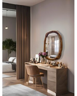 Gương trang điểm khung gỗ hoàn mỹ NAV 2145-NT