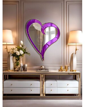 Gương trang điểm Purple Heart NAV 2112-NT