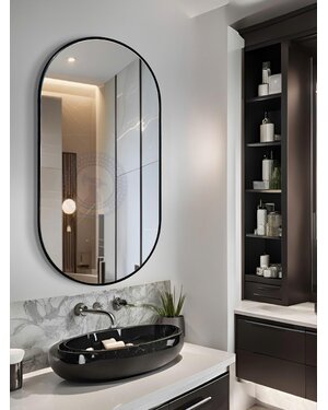 Gương phòng tắm khung inox Doris NAV 3010-IN