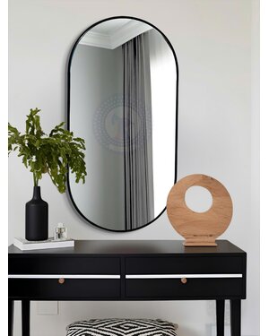 Gương nội thất khung inox đen Doris NAV 3010-IN