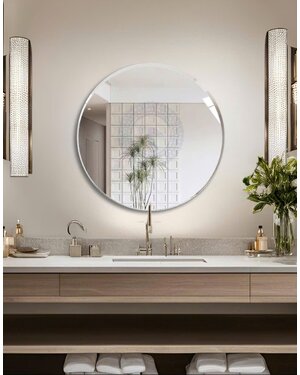 Gương nội thất hình tròn mài vát NAV 108